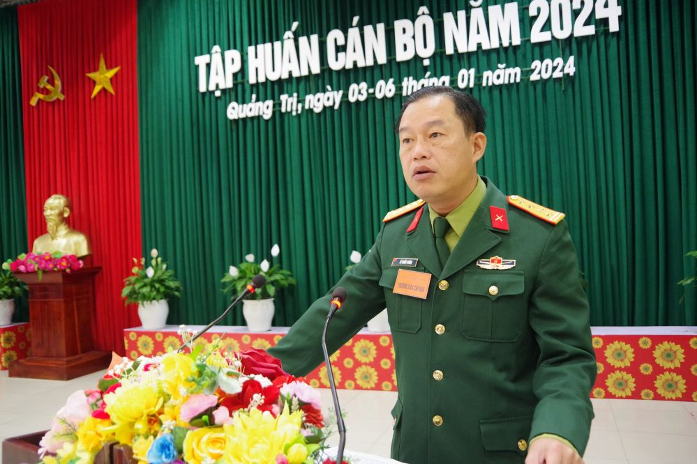 Sư đoàn 968, Quân khu 4 tập huấn cán bộ năm 2024